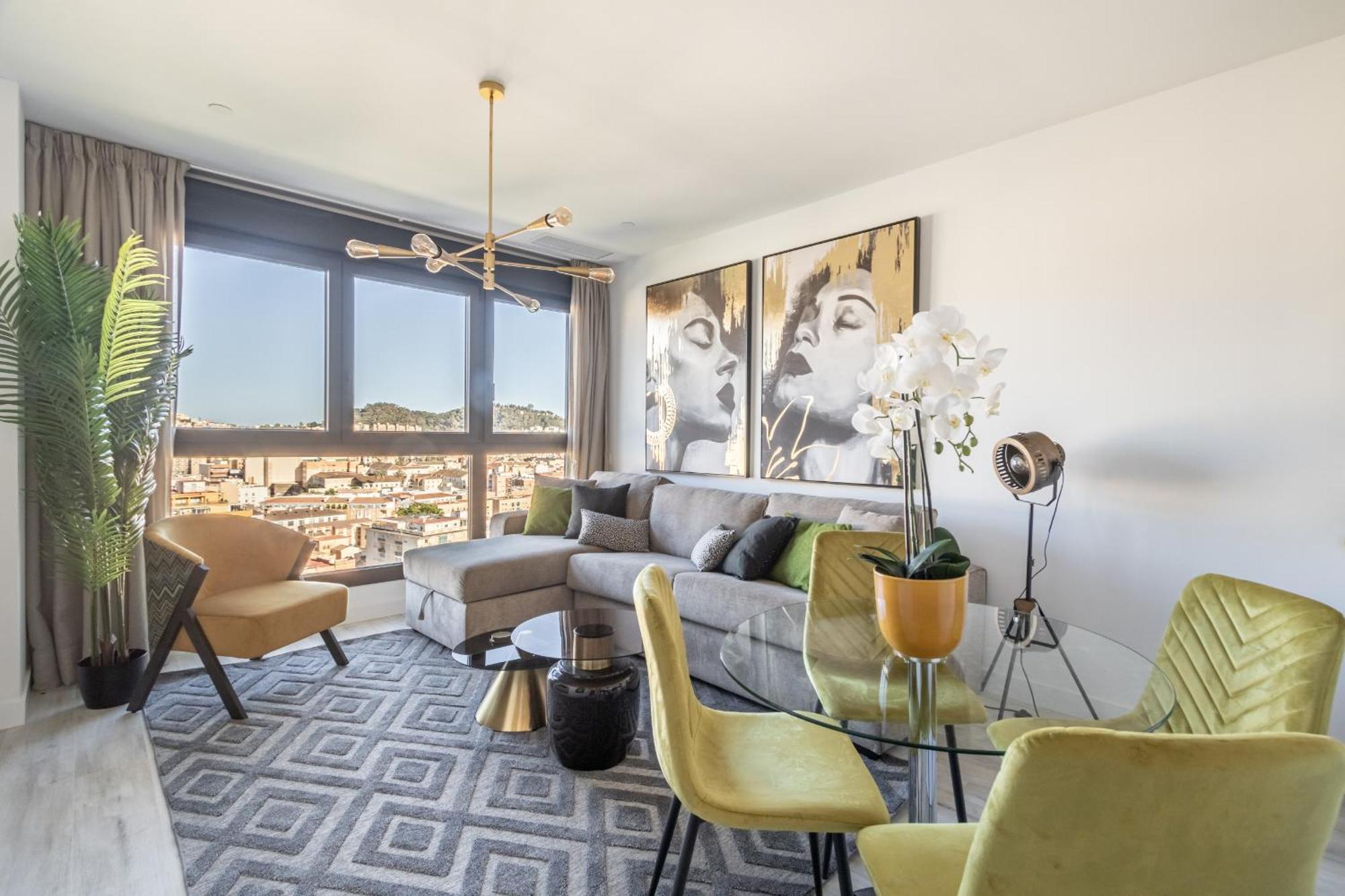 Malaga Skyline 1 Pool & Parking Free Apartamento Exterior foto