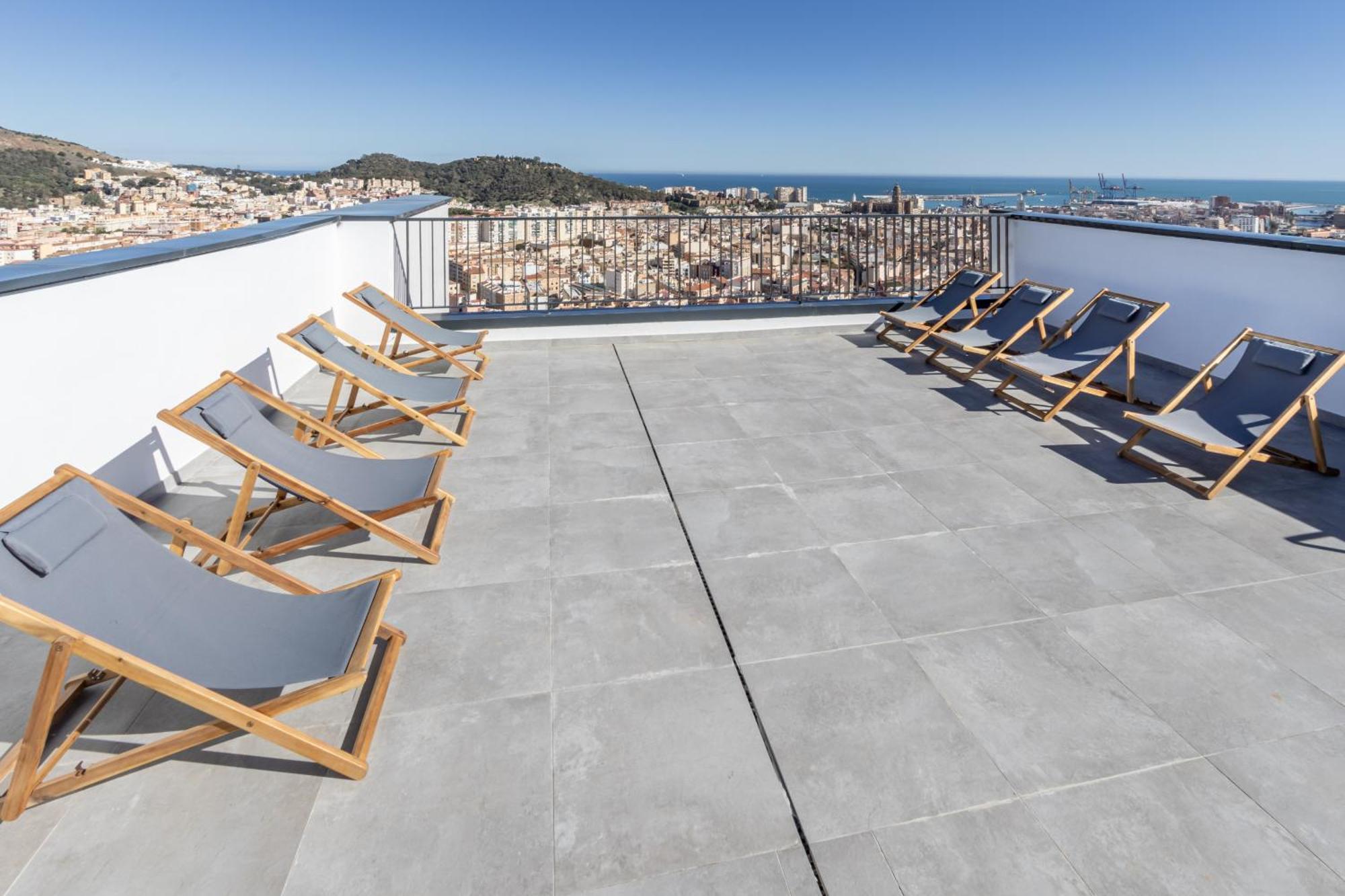 Malaga Skyline 1 Pool & Parking Free Apartamento Exterior foto