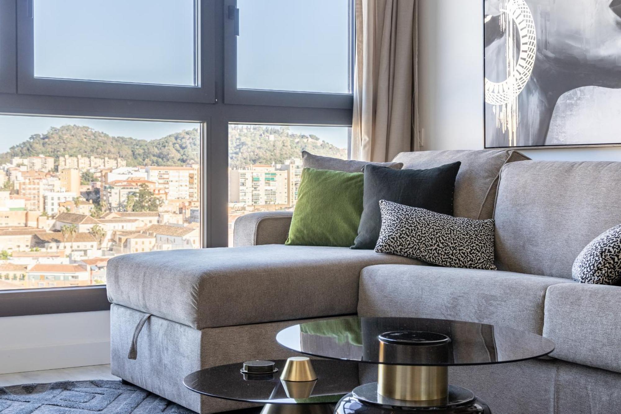 Malaga Skyline 1 Pool & Parking Free Apartamento Exterior foto