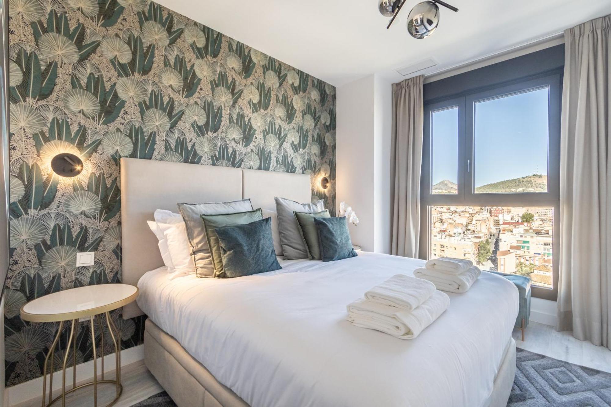 Malaga Skyline 1 Pool & Parking Free Apartamento Exterior foto